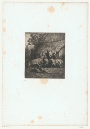 Peasant woman feeding pigs