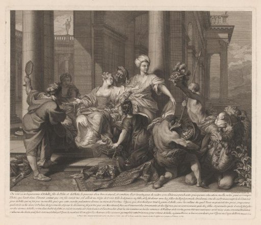 Achilles and the daughters of Lycomedes