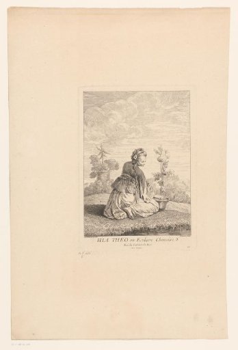 Enslaved Chinese Woman in a Garden
