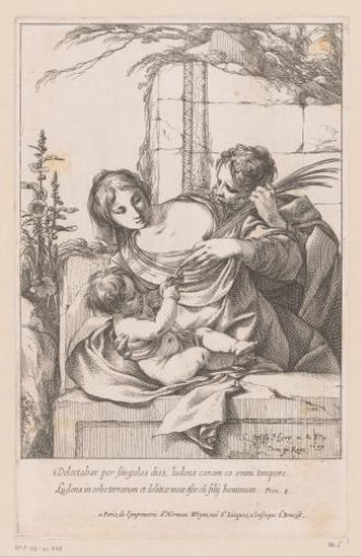 Holy Family with palm branch