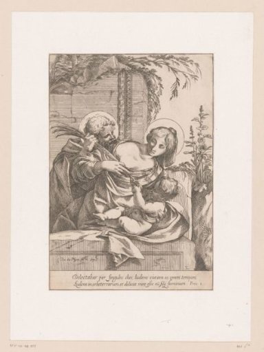 Holy Family with palm branch