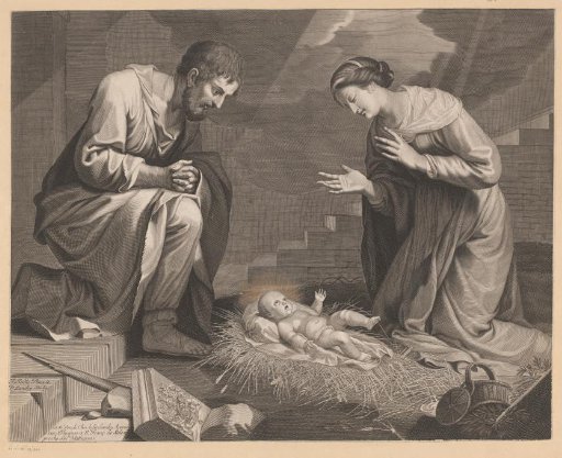 Mary and Joseph Adoring the Christ Child