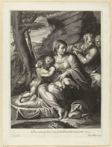 The Holy Family with John and Elizabeth