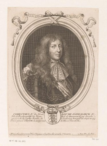 Portrait of Christian V, King of Denmark and Norway