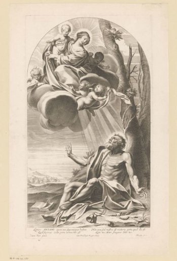 The Virgin appears to St. Anthony