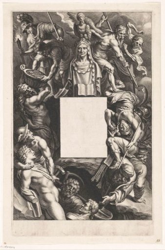 Rescue of the antique art treasures by the gods