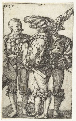 Drummer, Standard-Bearer and Flutist