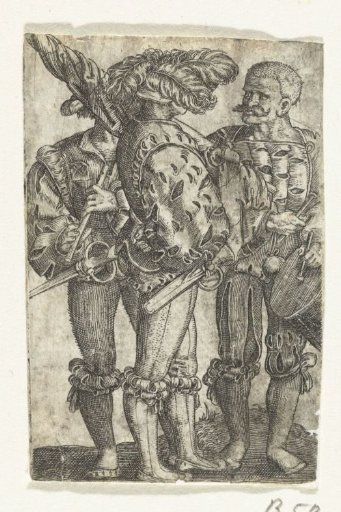 Drummer, Standard-Bearer and Flutist