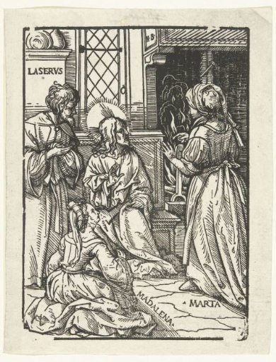 Christ in the house of Martha and Mary