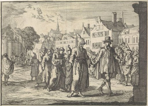 In Cleves Capuchin monks are expelled from their monastery, 1663