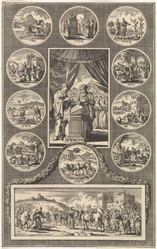 Moses and Aaron with the Tables of the Law