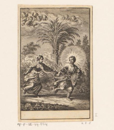 Christ Draws the Personified Soul Forth Running
