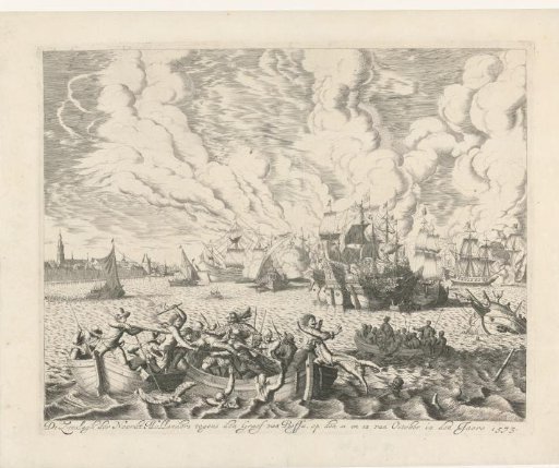Battle on the Zuiderzee against the Count of Bossu, 1573