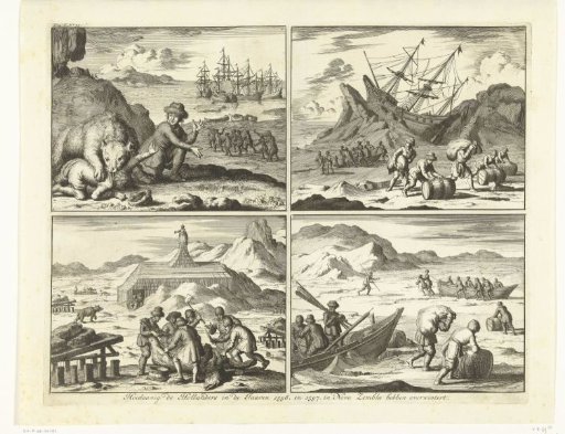 Wintering on Nova Zembla, 1596-1597