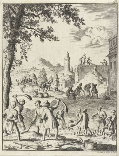 Making of lime in Persia