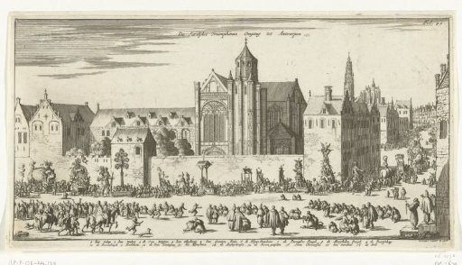 Annual procession at Antwerp, ca. 1680-1681