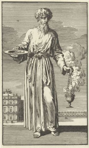 High Priest in White Liturgical Vestments Belonging to the Day of Atonement II (Variant B)