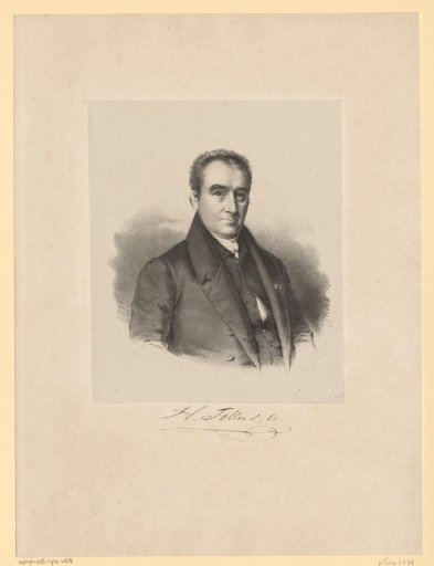Portrait of Hendrik Tollens