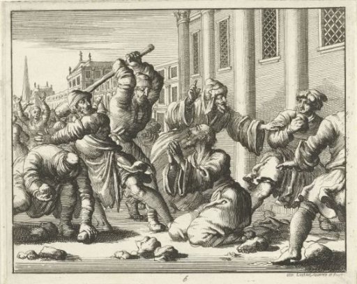 James the Less (Jacobus Minor) beaten to death
