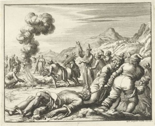Barnabas on his way to the stake in Cyprus