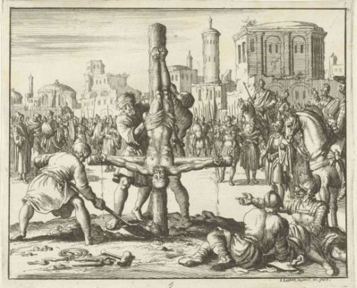 The Martyrdom of Peter on the Cross