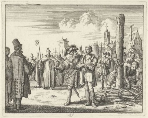 William White at the stake in Norwich