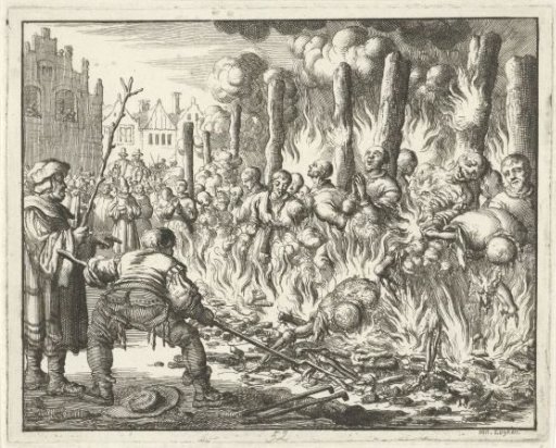 Eighteen heretics burned at Salzburg, 1528