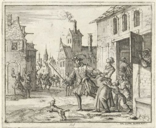 Reformed believers dragged from their homes in Zurich, 1637