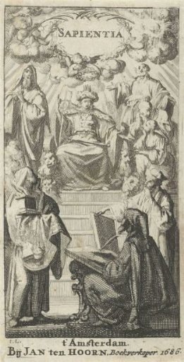 Solomon on his throne