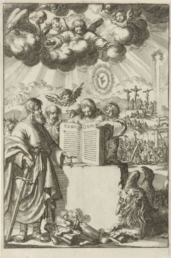 John Shows Paul the Gospel