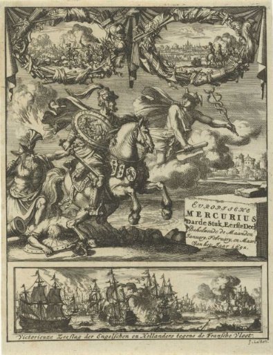 Mars Following the Instructions of Mercury on Horseback