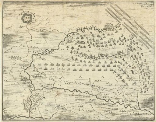 Plan of the Battle of Landen