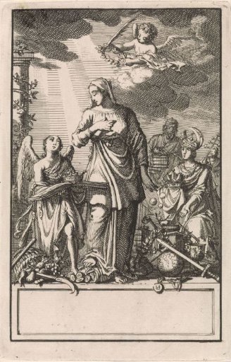 Angel offers a crown to Faith