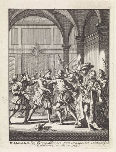 Failed assassination attempt on Prince William I of Orange in Antwerp, 1582