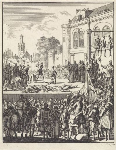 Execution of the followers of the defeated King Frederick V in Prague, 1621