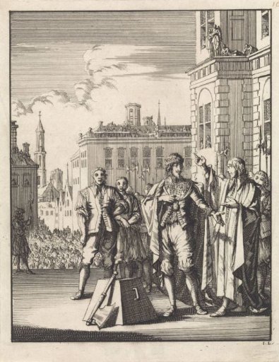 Beheading of Charles I, King of England, in London, 1649