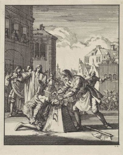Beheading of James Scott, Duke of Monmouth, in London, 1685