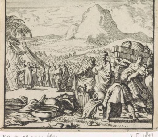 Moses Explaining the Ten Commandments to the Elders