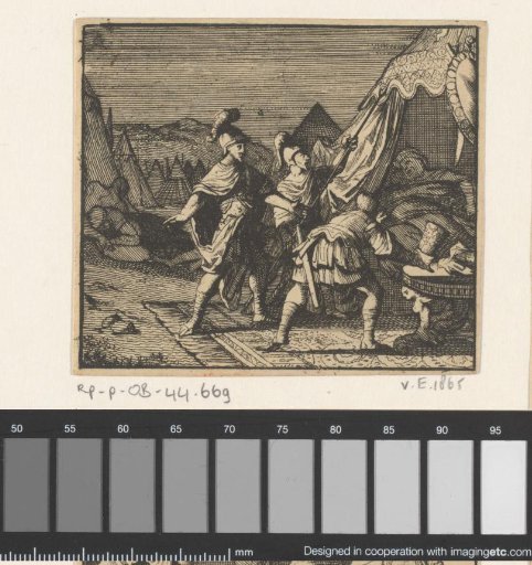David, Accompanied by Abishai and Ahimelech, Finds Saul Sleeping in His Tent