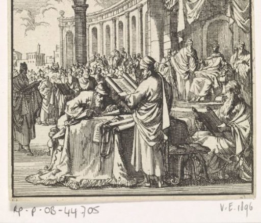 Reading of the translation of the law to King Ptolemy Philadelphus
