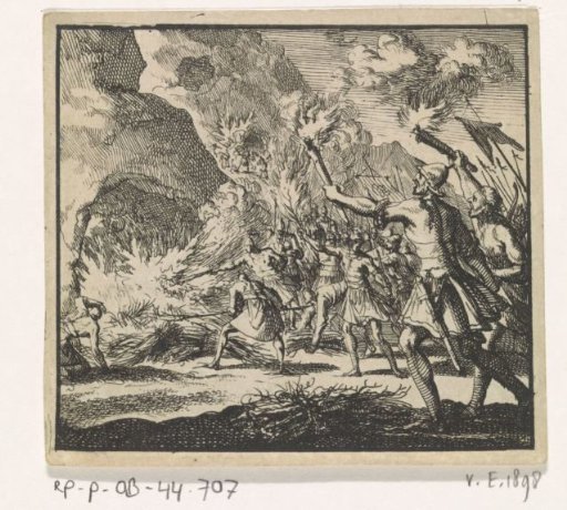 Soldiers of Antiochus Epiphanes act violently on the Sabbath
