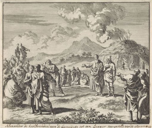 Saint Alexander Carbonarius is rejected by the early Christian congregation