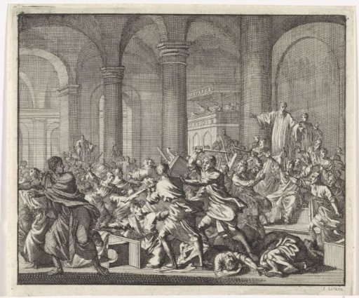 Fights during the election of Bishop Damasus