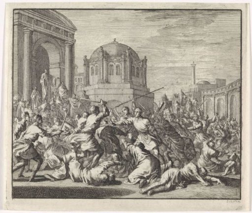 Fights during the papal election of Symmachus