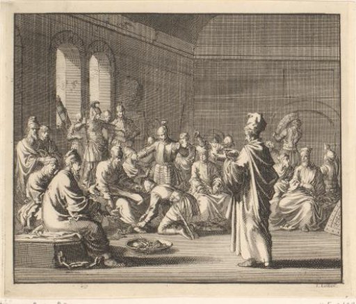 Captive bishops are chained on the order of Dioscorus of Alexandria