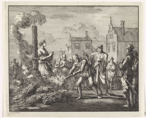 Burning of an innocent woman