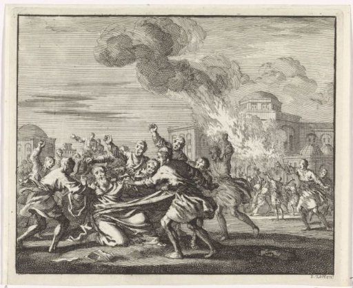 Gregory, an Arian bishop, is mistreated by opponents