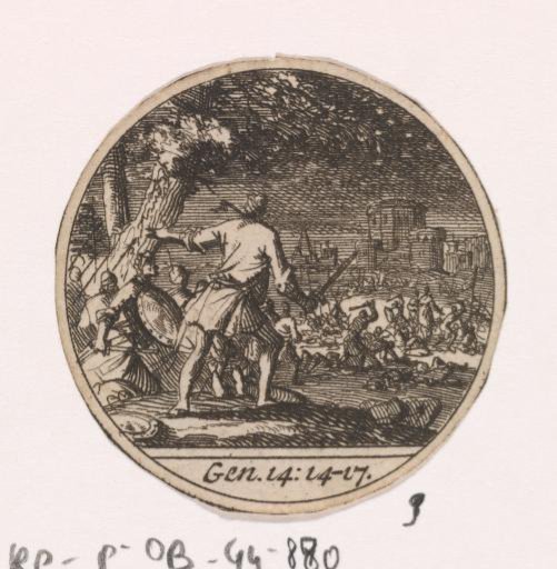 Abraham Defeats the Four Kings at Night