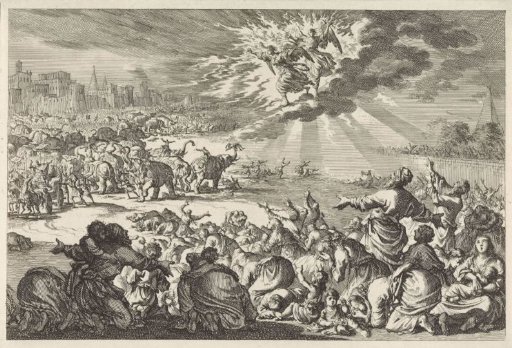 Two Angels Drive Away the Elephants of Ptolemy Philopator