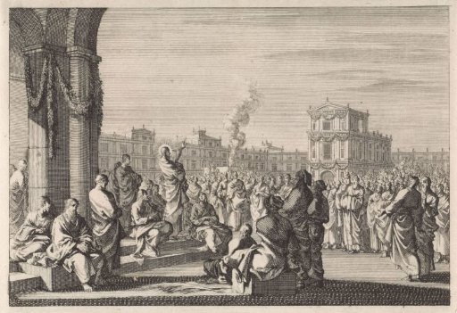 Christ's Sermon before the Temple